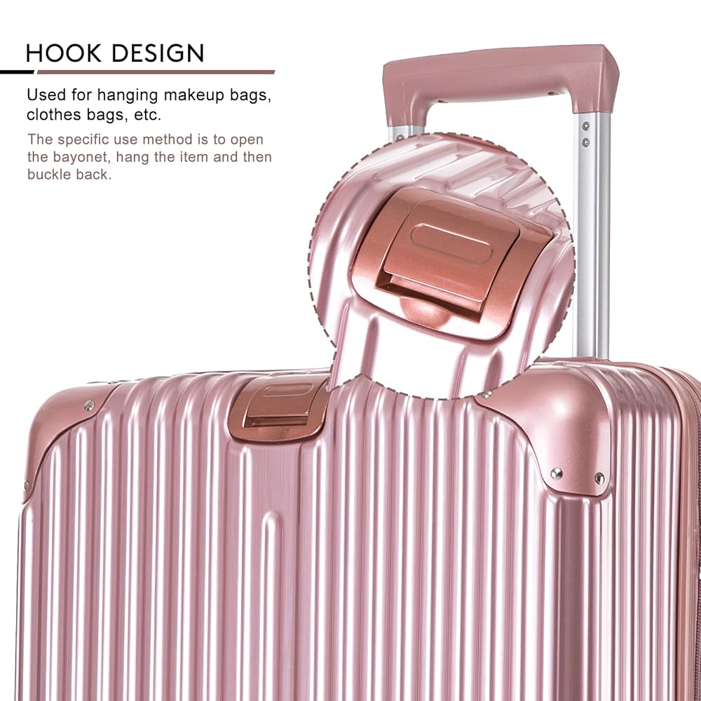 Amazon.com | Apelila 4-Piece Hardshell Luggage Sets – 18” 20